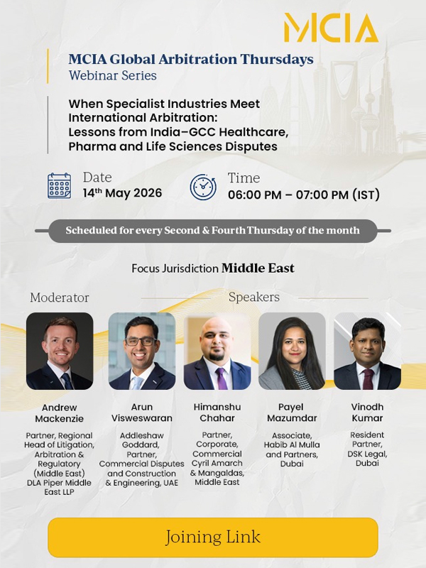 MCIA Global Arbitration Thursdays