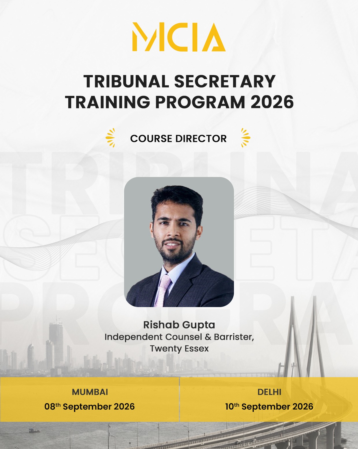 Tribunal Secretary Training Program 2026